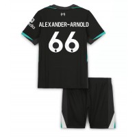 Echipament fotbal Liverpool Alexander-Arnold #66 Tricou Deplasare 2024-25 pentru copii maneca scurta (+ Pantaloni scurti)